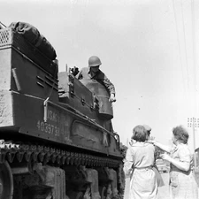 WW2 WWII Photo World War Two  US Troops Scenes from Avranches Normandy July 1944