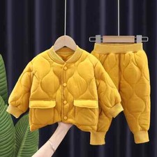 Winter Boys Clothing Sets Warm Coat and Pants 2Pcs Boys Suits Birthday Gifts