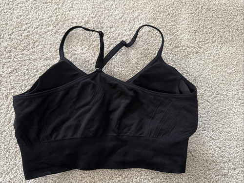 Reggiseno sportivo nero senza cuciture PRO-FIT - Small - Foto 3 di 4