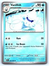 Vanillish White Flare #28 Normal NM Pokemon Card