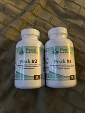 2x Peak Pure & Natural Peak #2 Dietary Supplement 90 Capsules (exp Sept 2026)