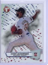 2023 Topps Pristine Sandy Alcantara Refractor!! #293!! Miami Marlins!!