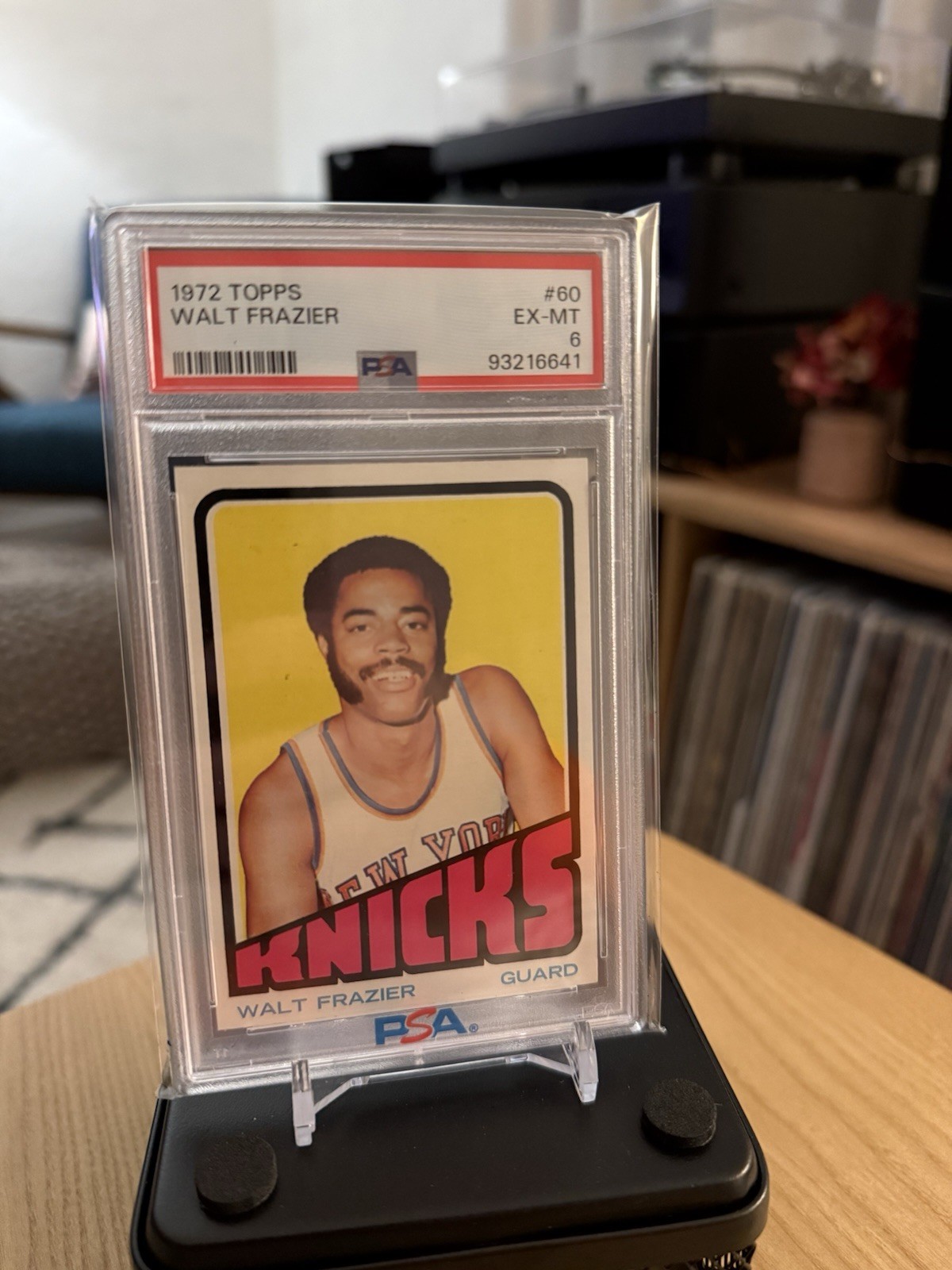 1972 Topps Basketball Walt Frazier #60 PSA 6