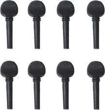 8Pcs Yootones 4/4 Wooden Violin Tuning Tuner Pegs With Predrilled Compatible wit