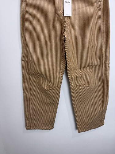 Me+Em Cotton Stripe Engineered Leg Barrel Leg Trouser UK 4 New With Tags - Picture 3 of 11