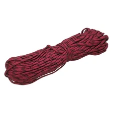 1/8" Paracord Rope, 100ft 7 Strand Polypropylene Cord, Black/Dark Red