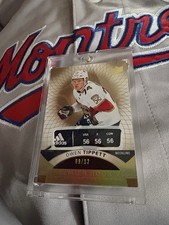 2017-18 UD PREMIER SSP NECKLINE ROOKIE OWEN TIPPETT #90 /12!! GAME USED ADIDAS