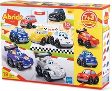 Jouets Ecoiffier - 3297 - Coffret 10 vehicules Fast Car - Abrick - Véhicules...