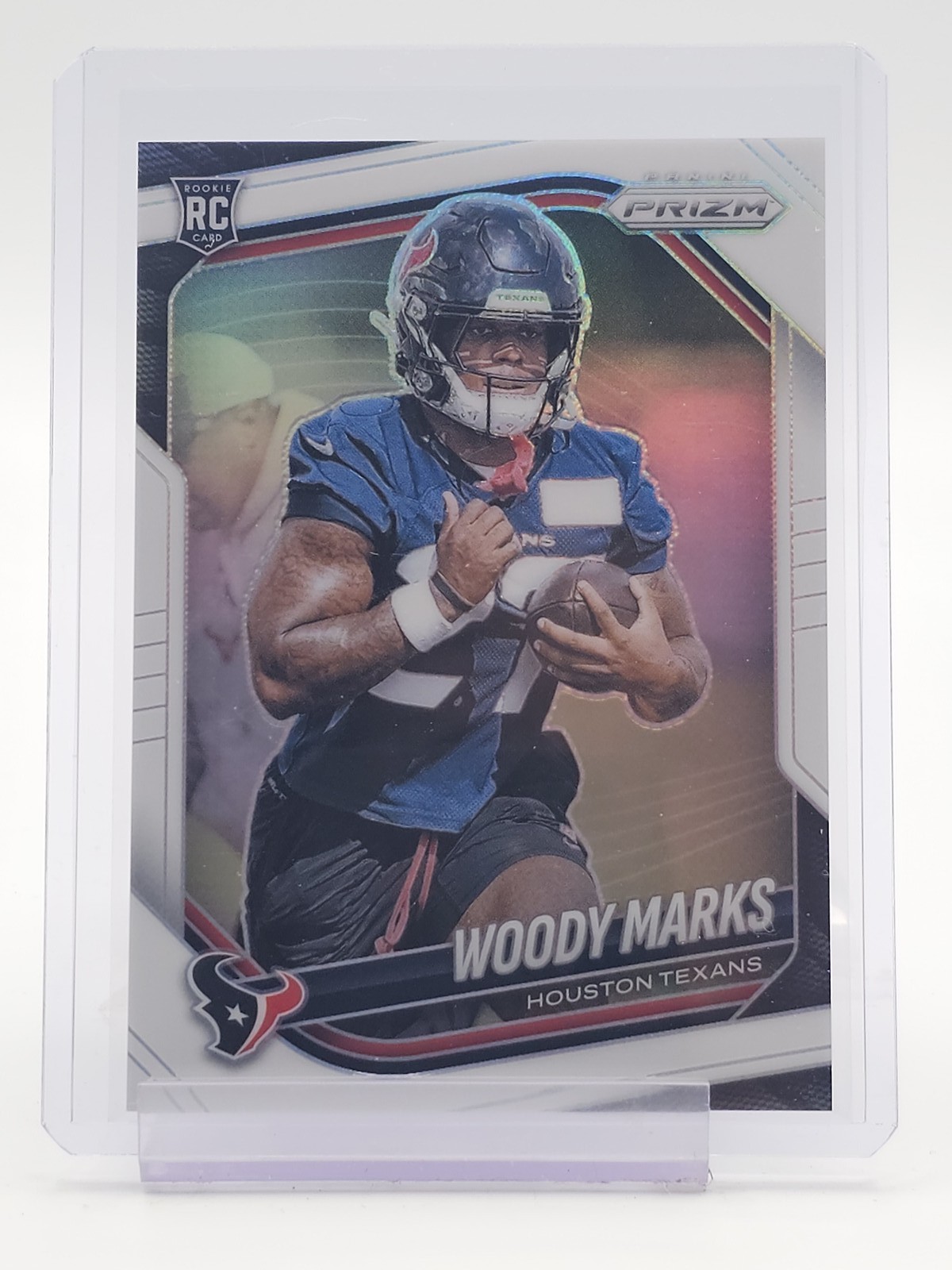WOODY MARKS 2025 PRIZM ROOKIE WHITE /35 #395 HOUSTON TEXANS FOOTBALL Q7035