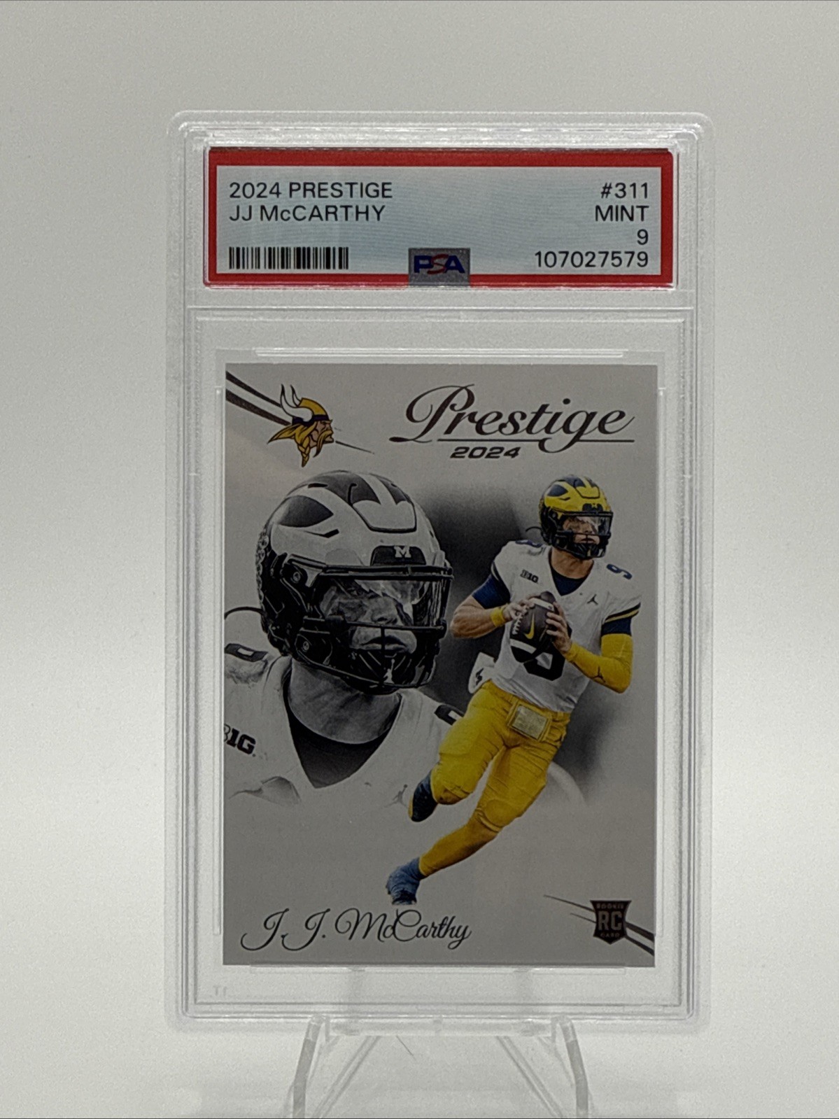 2024 PANINI PRESTIGE #311 JJ MCCARTHY PSA 9