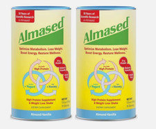 Almased Weight loss  Metabolic Health Supplement Almond-Vanilla 17.6 oz, 2 Pack