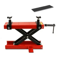 Motorcycle jack scissor incl. rubber pad ConStands Mini red