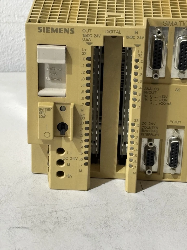 Siemens Simatic S5 6ES5 095-8MC03 S5-95U E-Stand: 01 - Immagine 2 di 4