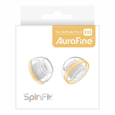SpinFit AuraFine | Eartips For Apple AirPods Pro 3 | 3D Axis Pivot | Size XXS