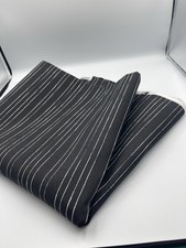 Black Stripe Outdoor Fabric 54 Wide 6.5 Yards Fade Resistant Upholstery