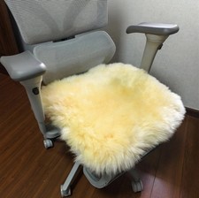 100 Sheepskin Seat Cushion Medical Wool Pad Pressure Bed Sore Relief Pad 18