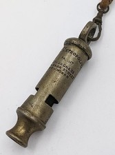 VINTAGE 'THE METROPOLITAN' WHISTLE J HUDSON & CO PATENT