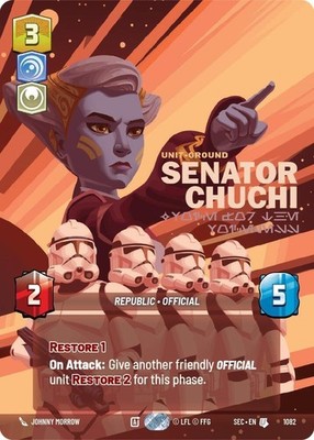 Senator Chuchi Prestige Foil - SEC 1082 NM - Star Wars Unlimited