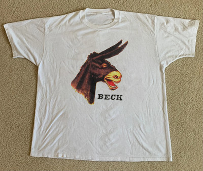 90s Beck Odelay Album Promo CONCERT White All Size Gift Fan Shirt HH916