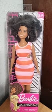 Fashionistas Bold  Barbie Doll Mattel African American #105 Afro Curvy New