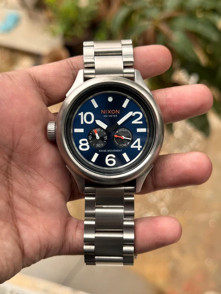 Швейцарские часы Nixon Battle Stations October Tide 300 М с механизмом из нержавеющей стали - Изображение 2 из 4