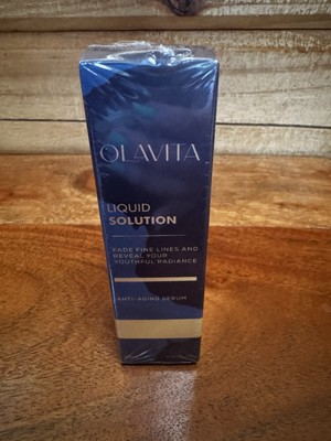 OLAVITA Liquid Solution Anti Aging Serum 30 ml 1.01 oz  New Sealed 3/27/25