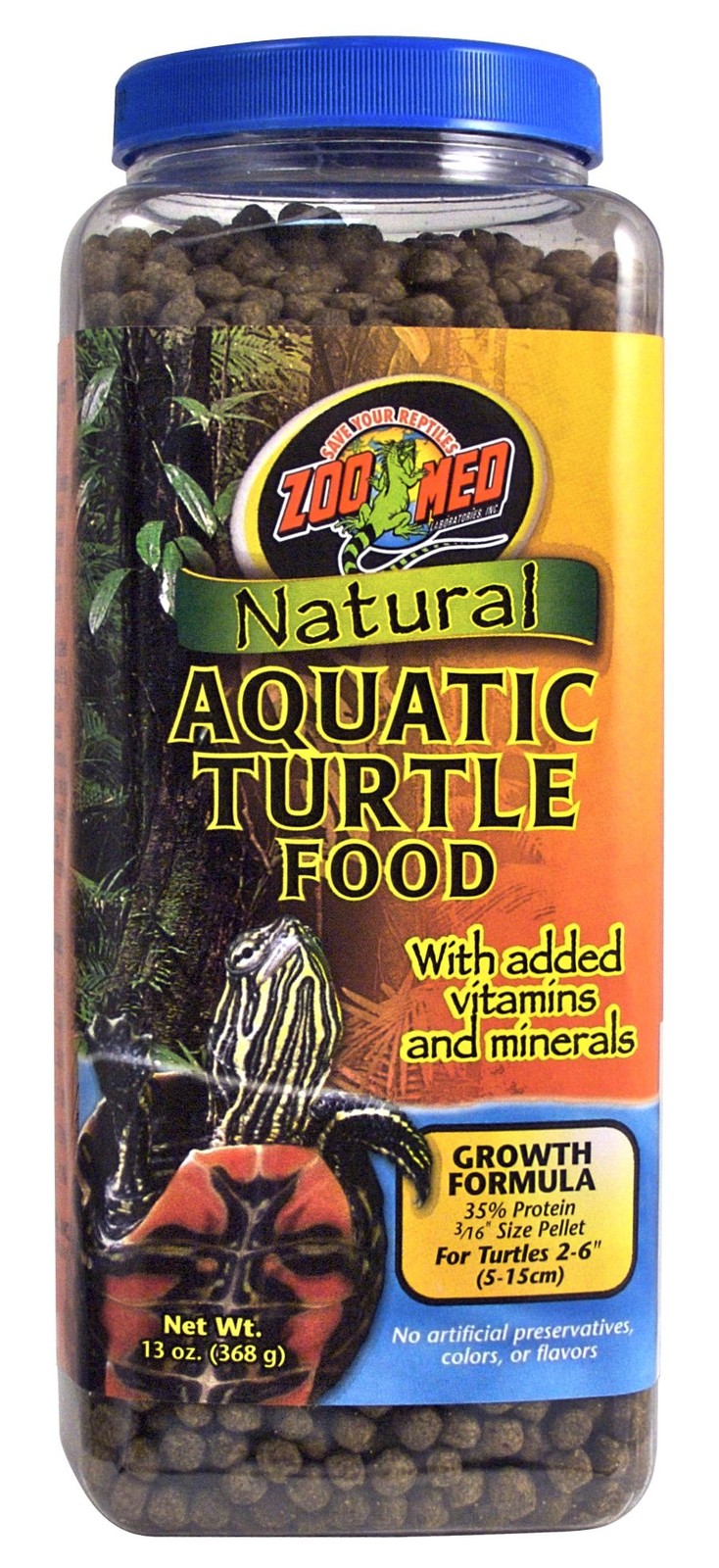 Growth Formula pour tortue aquatique alimentation saine premium 368g