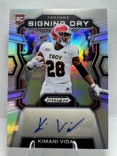 2024 Kimani Vidal Panini Prizm Draft Picks #SD-KVL Signing Day Hyper