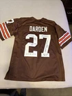 SIGNED THOM DARDEN  FOOTBALL JERSEY AUTOGRAPH- BROWNS-CERT STICKER🔥🔥🔥