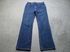 Vintage Levis 517 Jeans Mens 34x32 Blue Bootcut Medium Wash Denim Made USA 90s