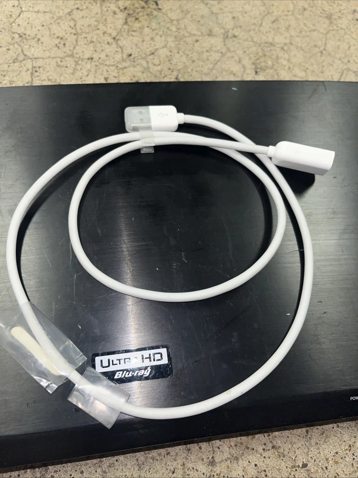 Apple 3-Ft / 1M USB Keyboard Extension Lead Cable Cord (591-0181) - Image 3 of 3