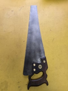 Vintage Henry Disston Phila 20" Hand Saw Panel Saw Made In USA