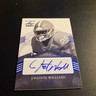 2021 Leaf Ultimate Draft-Portrait Auto B and W Javonte Williams #PA-JW2 Navy /35