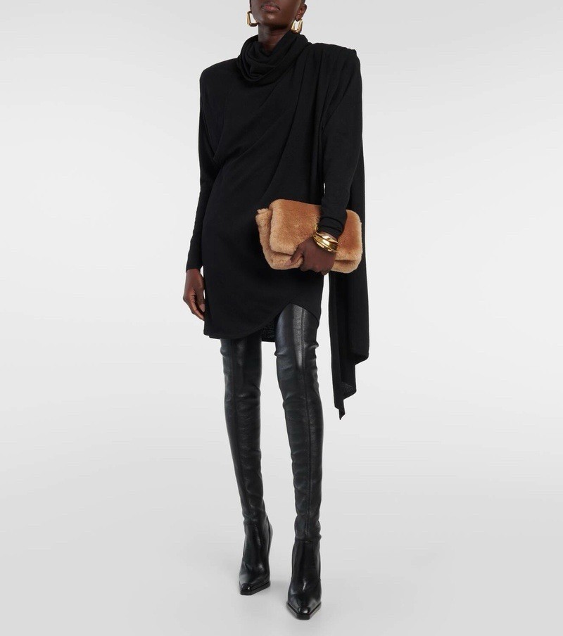 Borsa a tracolla YSL Saint Laurent Kate Shearling