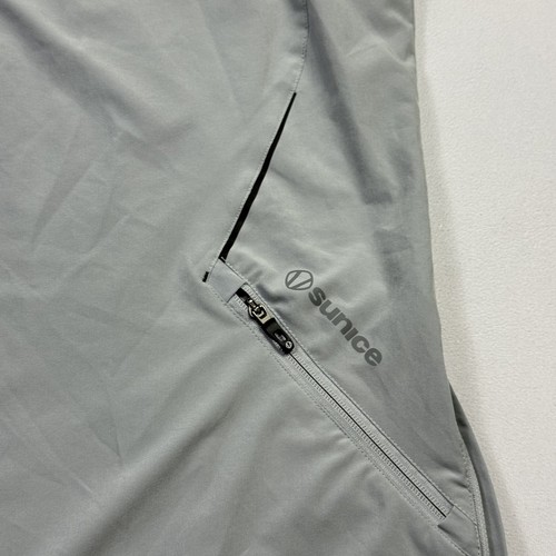 Sunice 1/4 Zip Golf Windbreaker Jacket Vest Polyester Spandex Gray Extra Large - Picture 3 of 12