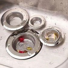 Stainless Steel Sink Strainer Plug Basin Drain Hair Catcher Filter Drain Plug