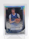 COOPER FLAGG 2025-26 BOWMAN CHROME REFRACTOR ROOKIE AUTO /499 Q5692