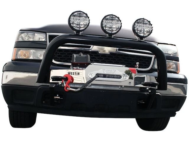 Placa de montaje de cabrestante para 03-07 Chevy Silverado 1500 Classic KR98D1 Foto 3 de 4