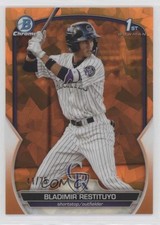 2023 Bowman Chrome Sapphire Prospects Orange 41/75 Bladimir Restituyo 0qv1