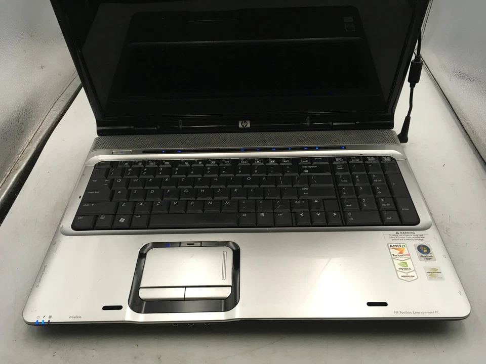 HP PAVILION DV9000 - FOR PARTS/NO BOOT - AMD TURION 64 - 1GB RAM - READ DESC -BB - Image 3 of 4