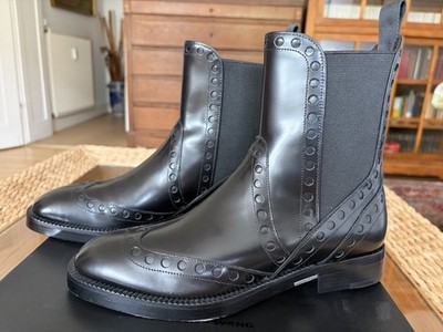 Alexander Wang Nicole Chelsea Boots   Leder Schwarz   Gr. 37   NEU