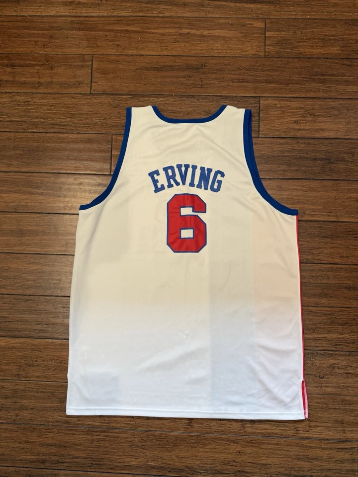 Camiseta vintage 1976 Julius Erving East All Stars, Mitchell & Ness, talla 60/XXL Foto 2 de 4
