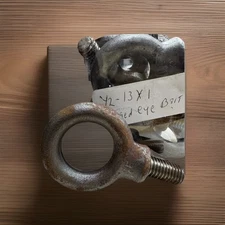 Eye Bolt 1/2"-13 X 1” Industrial Grade Heavy Duty Forged Steel Quantity: 2-Pcs.