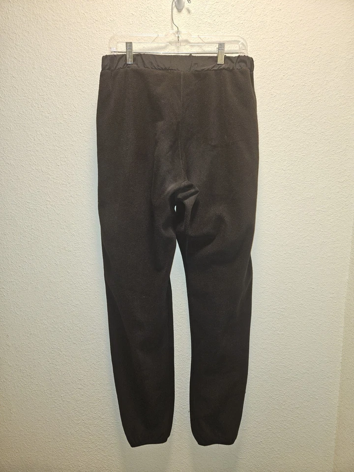 Pantalones de Vellón REI Polartec XL Negros Cremallera Lateral Completa Hechos en EE. UU. Invierno Capas Foto 2 de 4