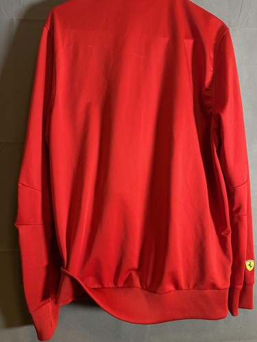 Puma Scuderia Ferrari Jacket Mens Medium Racing Track Full Zip Official Product - Picture 8 of 11