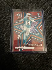 2025 Panini Rookies & Stars Quinn Ewers #170 Red Rookie RC Miami Dolphins
