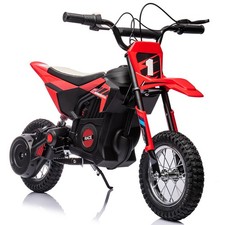 24V Off-Road Electric Dirt Bike for Teens 13 , 250W Motor, 12" Pneumatic Tires