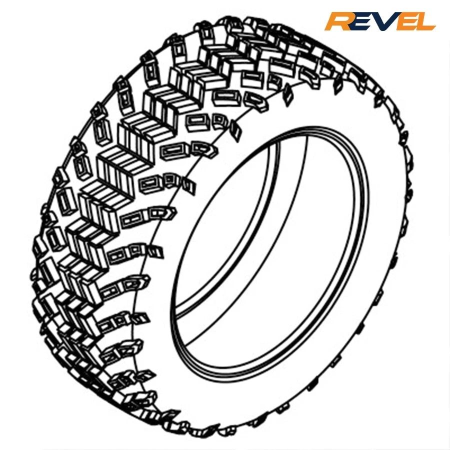 E-Z-GO 23x10-14 KTW Desert Eagle All Terrain Golf Cart Tire, 671459, 23" Tire Foto 3 de 3