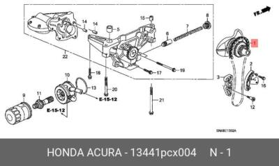 Genuine OE Chain Assembly Timing 13441PCX004 for Honda 13441-PCX004