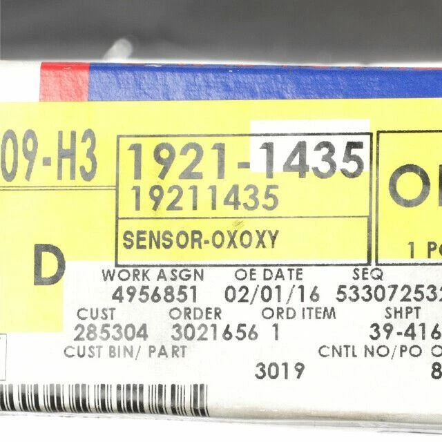 Conjunto de sensor de oxígeno O2 genuino GM 1987-1995 Cadillac Deville Seville 19211435 Foto 3 de 4